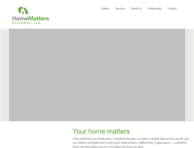 Tablet Screenshot of homemattersalliance.com